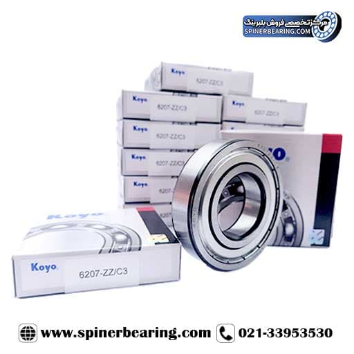 بلبرینگ 6207 2RS KOYO ژاپن — تصویر ۳