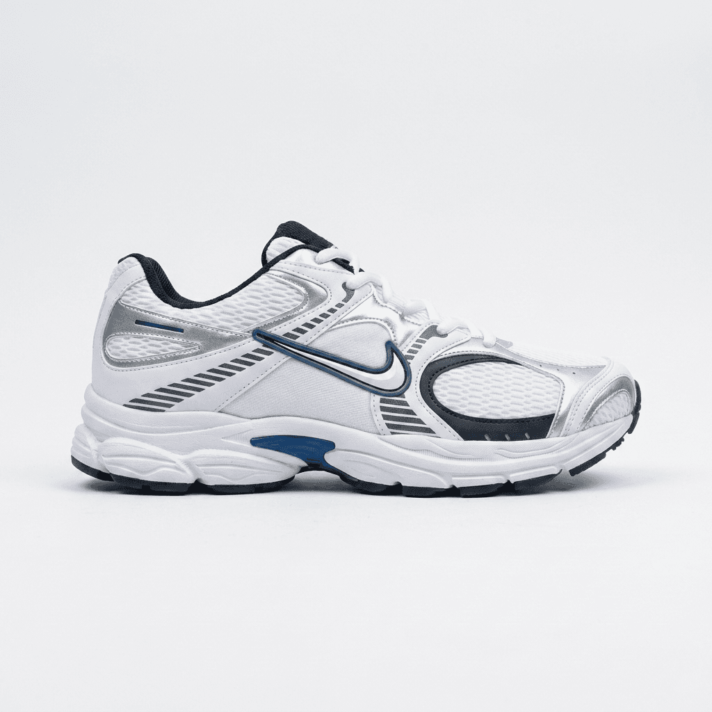 کتونی رانینگ بزرگپا مردانه Nike Initiator سفید سرمه‌ای | سایز 44 تا 47 — تصویر ۵