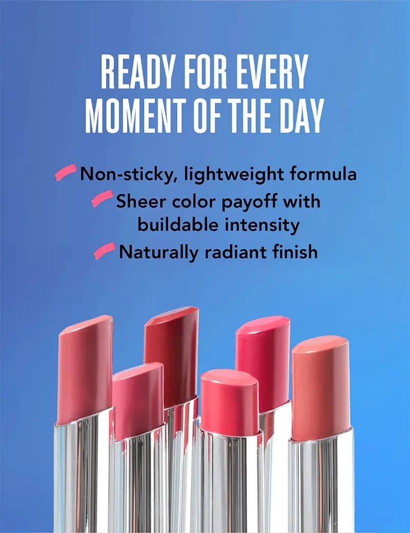 رژ لب جامد شیر آپ فلورمار (Flormar Sheer Up Lipstick) براق و آبرسان 002 اورجینال — تصویر ۷