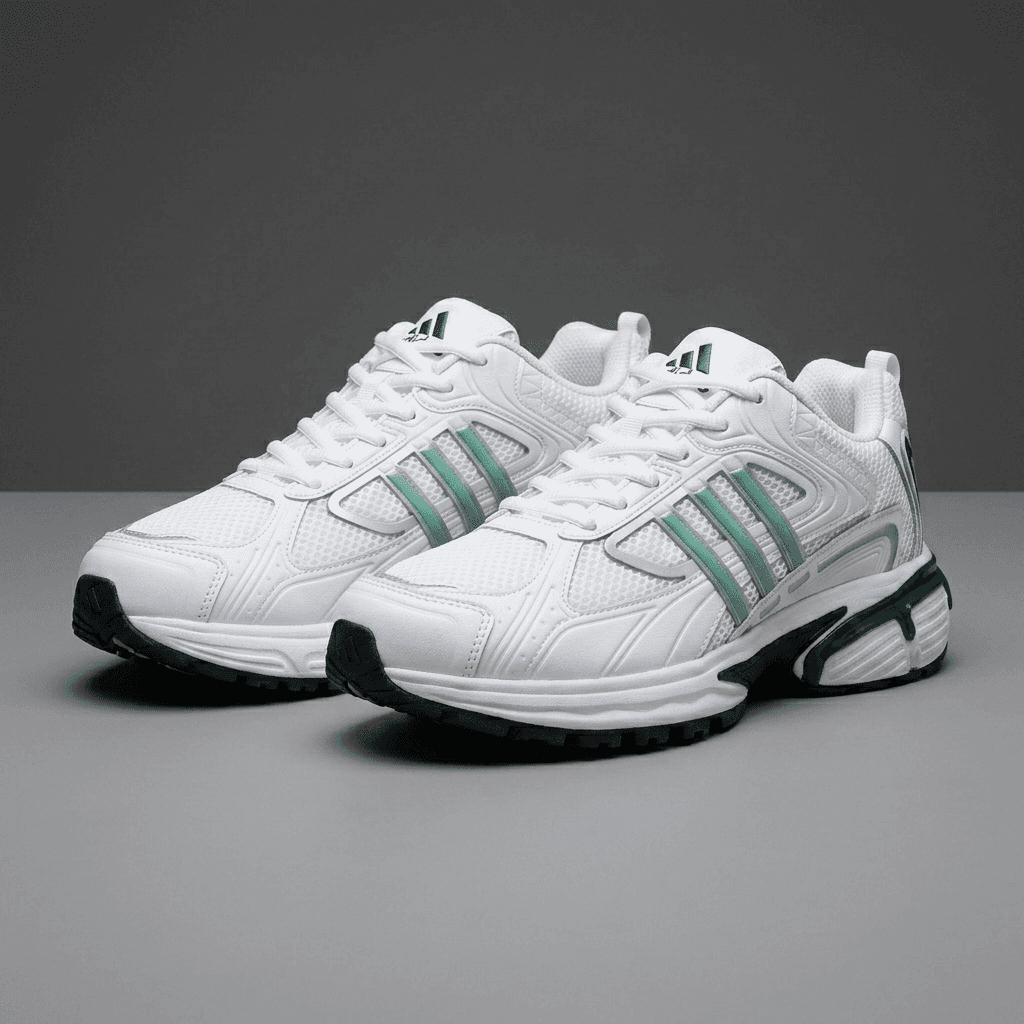 کتونی آدیداس Adidas Adistar Cushion سفید سبز | مردانه | سایز 41 تا 44 — تصویر ۹