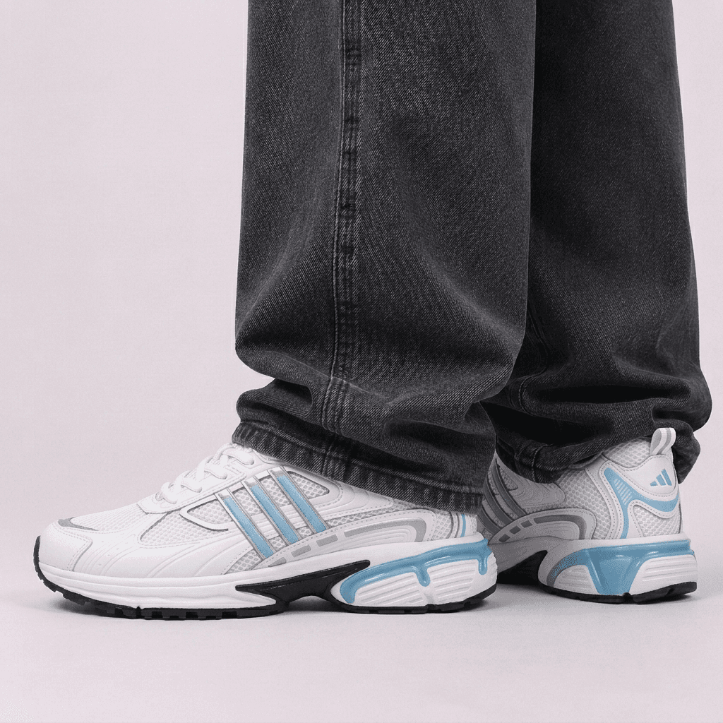 کتونی آدیداس Adidas Adistar Cushion سفید آبی | مردانه | سایز 41 تا 44 — تصویر ۵