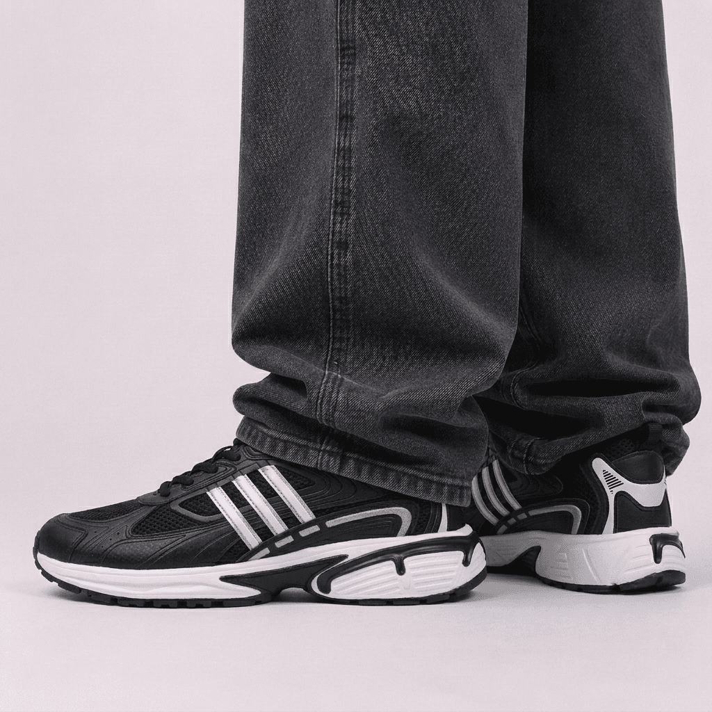 کتونی آدیداس Adidas Adistar Cushion مشکی سفید | مردانه | سایز 41 تا 44 — تصویر ۲