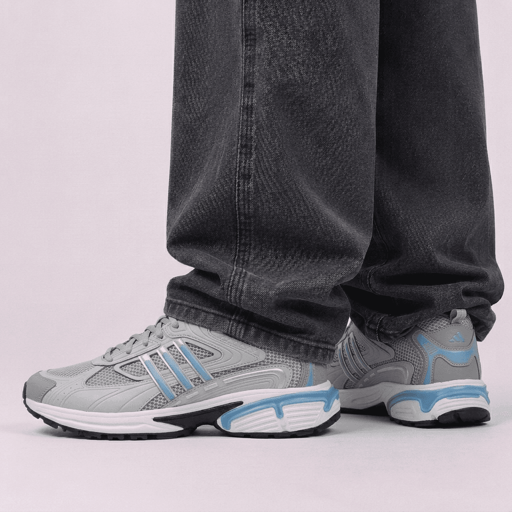 کتونی آدیداس Adidas Adistar Cushion طوسی آبی | مردانه | سایز 41 تا 44 — تصویر ۵