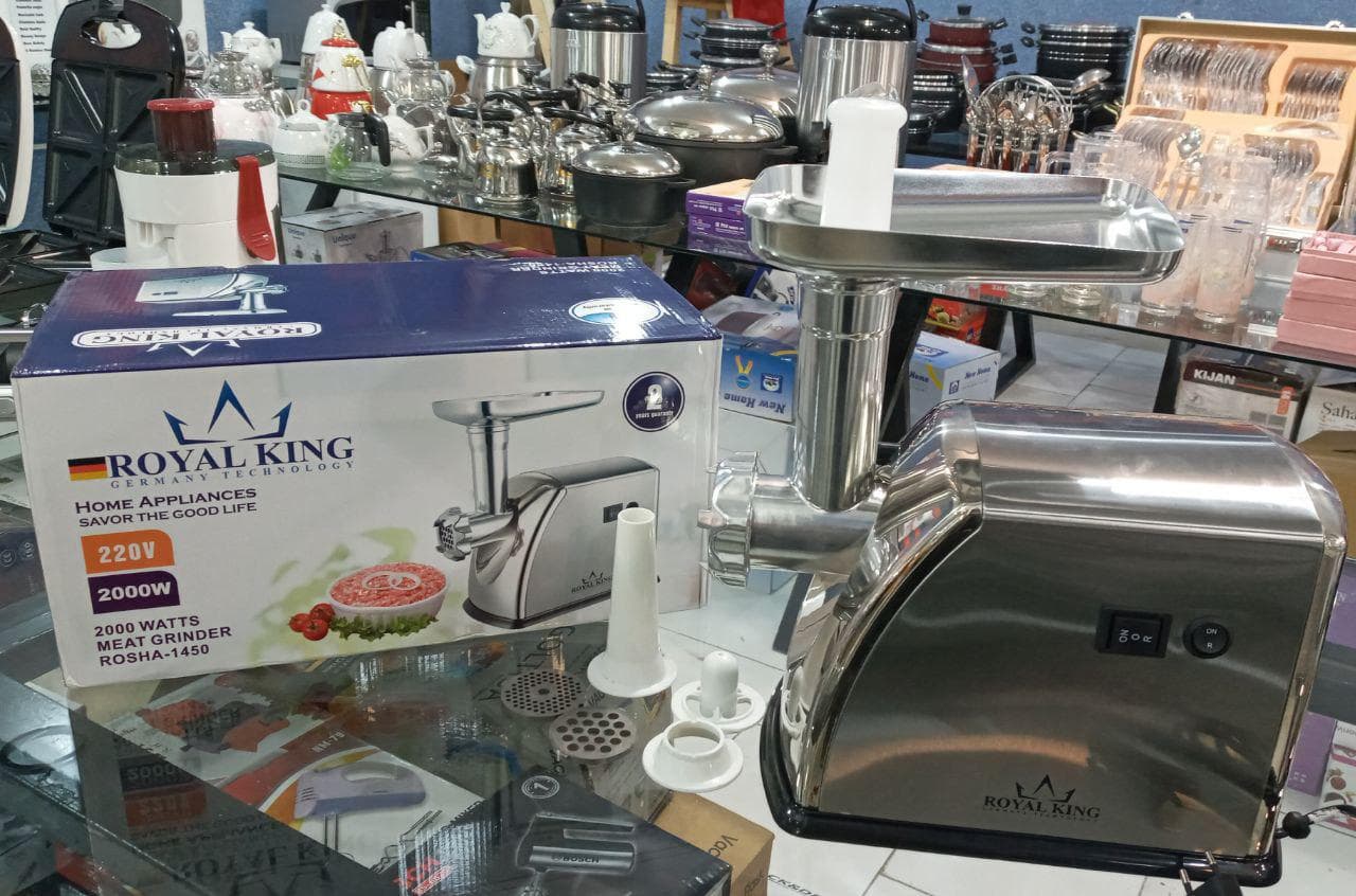 چرخ گوشت 2000 وات رویال کینگ مدل 1450 — تصویر ۲