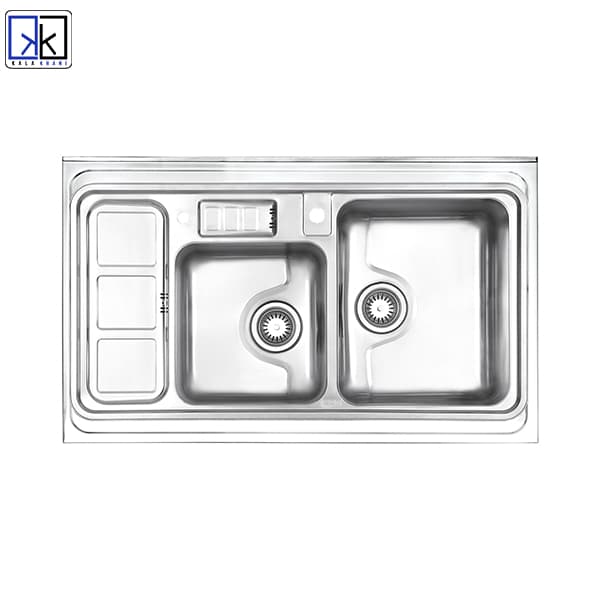 سینک روکار استیل البرز کد 853 — تصویر ۵