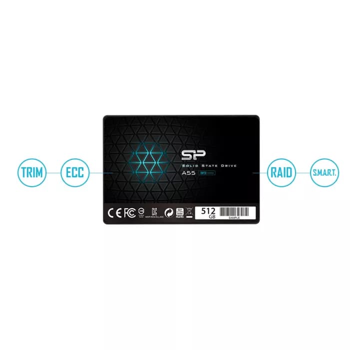 حافظه اس اس دی سیلیکون پاور مدل A55 ظرفیت 512 گیگابایت — تصویر ۵
