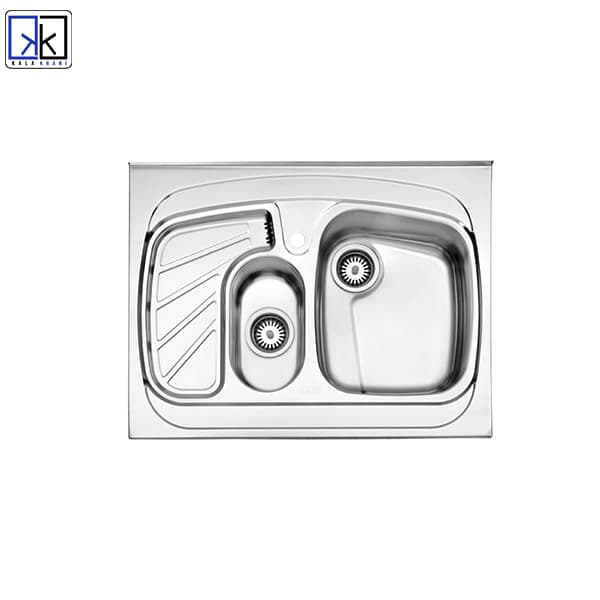 سینک روکار استیل البرز کد 608 — تصویر ۵
