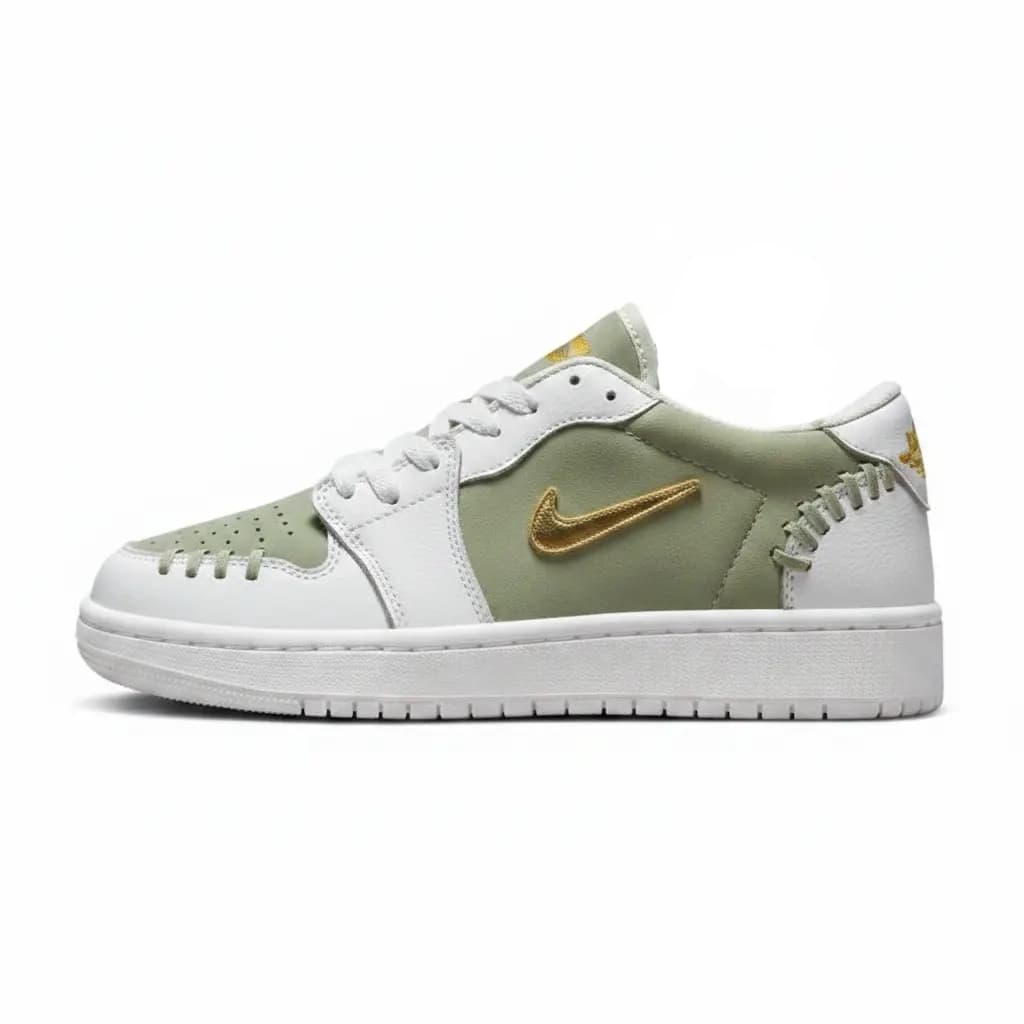 کتونی نایک ایر جردن 1 لو سفید سبز | Nike Air Jordan 1 Low | 41-44