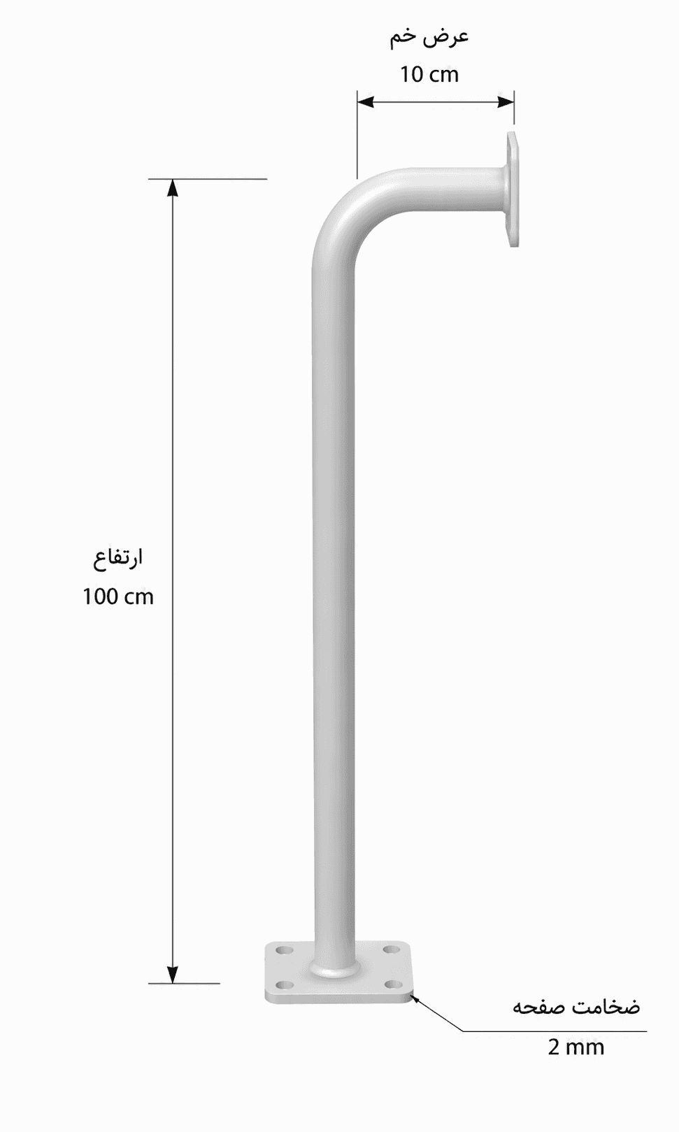 پایه دوربین مدل خم10+100 — تصویر ۳
