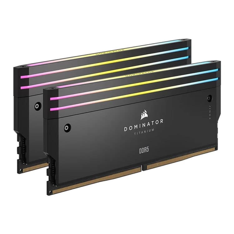 رم Corsair Dominator Titanium 32GB Dual 7200MHz CL34 – Black — تصویر ۲