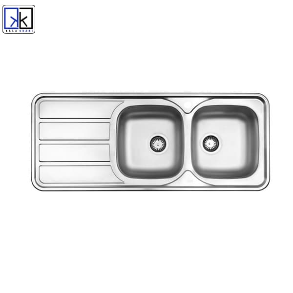 سینک توکار استیل البرز کد 223 — تصویر ۳