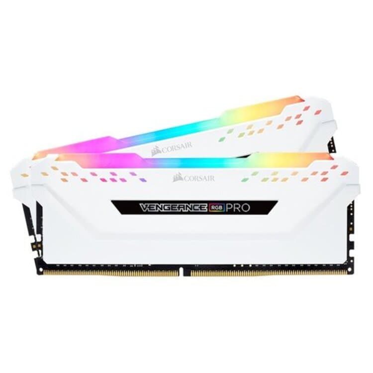 رم Corsair VENGEANCE RGB PRO 32GB Dual 3600MHz CL18 – White — تصویر ۲