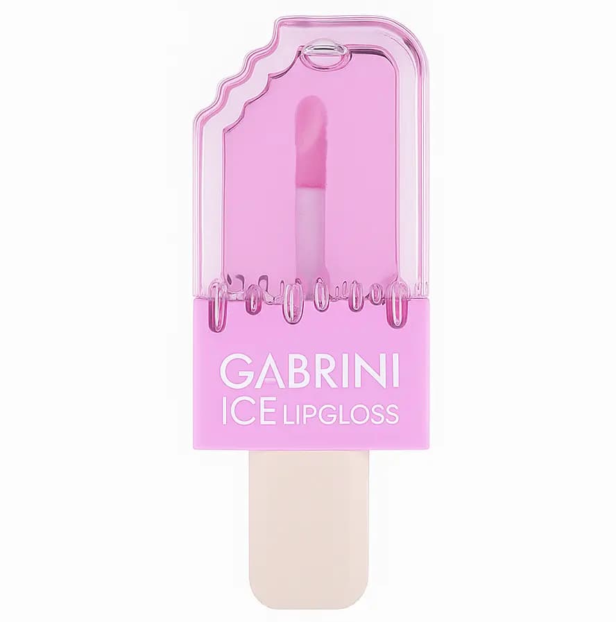 لیپ گلاس یخی گابرینی طرح بستنی Ice Lipgloss شماره 03 بری اورجینال