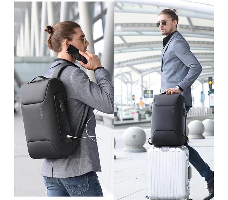 کوله برند BANGE کد7216 Black — تصویر ۶