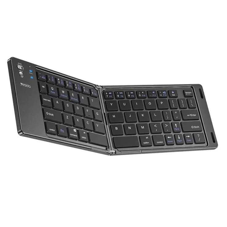 کیبورد تاشو به همراه استند -FOLDABLE KEYBOARD KB27-YESIDO — تصویر ۲