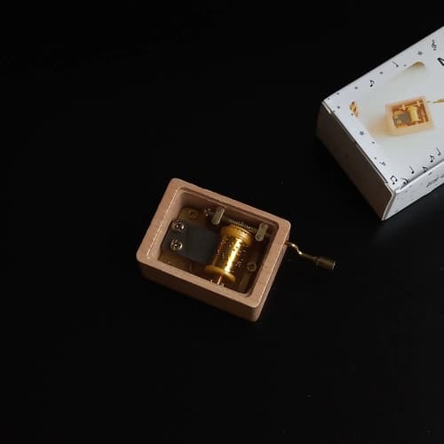 جعبه موزیکال هندلی نوستالژیک چوبی – ملودی bagatelle No.25 in a minor — تصویر ۳