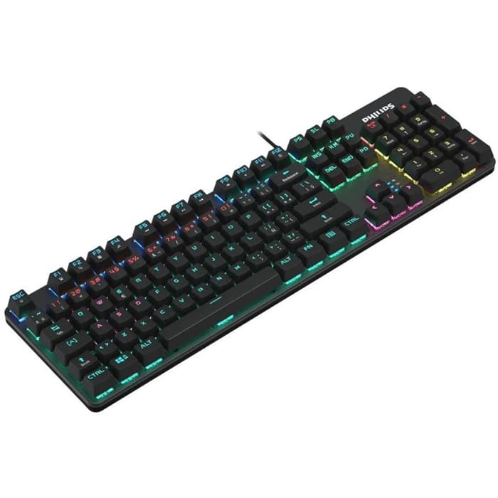 کیبورد فیلیپس مدل momentum g401 ا philips momentum g401 Wired Mechanical Gaming Keyboard