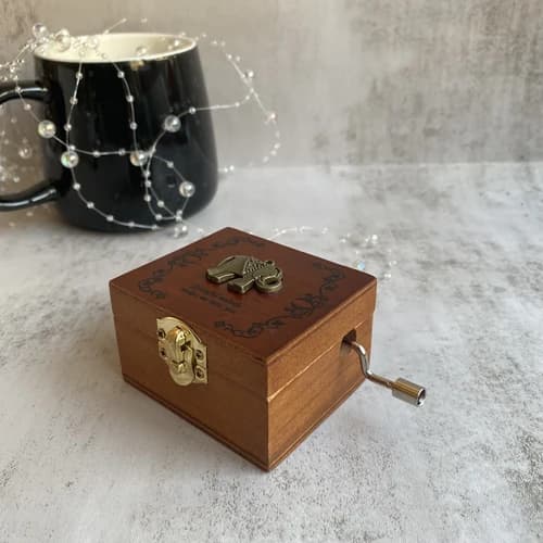 جعبه موزیکال چوبی هندلی کلاسیک- آهنگ bagatelle No.25 in a minor – در 10 طرح قابل انتخاب — تصویر ۹