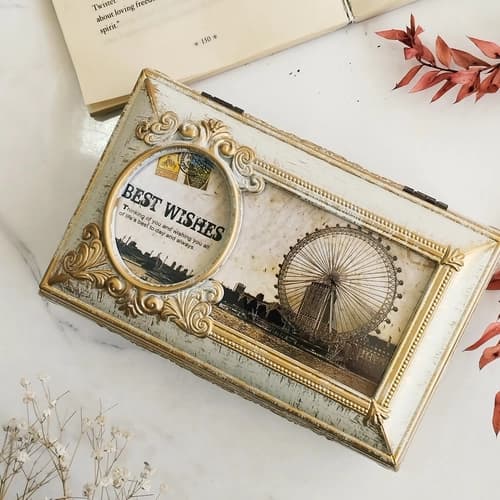 جعبه موزیکال و جواهرات Best Wishes (بهترین آرزوها) – مدل 2 — تصویر ۸