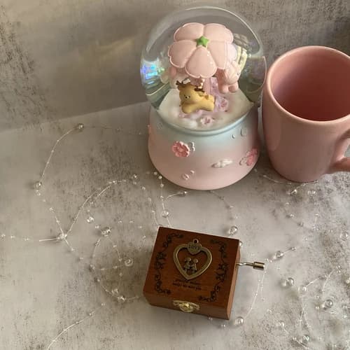 جعبه موزیکال چوبی هندلی کلاسیک- آهنگ you are my sunshine – در 10 طرح قابل انتخاب — تصویر ۷