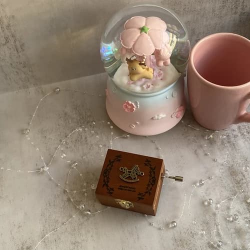جعبه موزیکال چوبی هندلی کلاسیک- آهنگ you are my sunshine – در 10 طرح قابل انتخاب — تصویر ۸