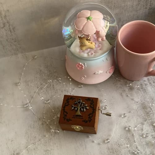 جعبه موزیکال چوبی هندلی کلاسیک- آهنگ you are my sunshine – در 10 طرح قابل انتخاب — تصویر ۶