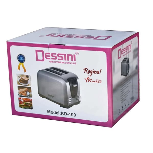 توستر 2 اسلایسی 800 وات دسینی مدل KD-100 — تصویر ۴