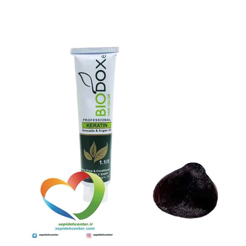 رنگ موی حرفه ای بیوداکس شماره 4.62 بلوطی قرمز تیره BioDox COLOR Dark Auburn Red — تصویر ۵