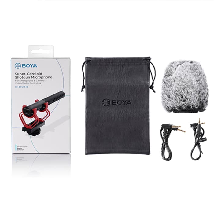 میکروفون شاتگان بویا BOYA BY-BM2040 Shotgun Microphone ا BOYA BY-BM2040 — تصویر ۹