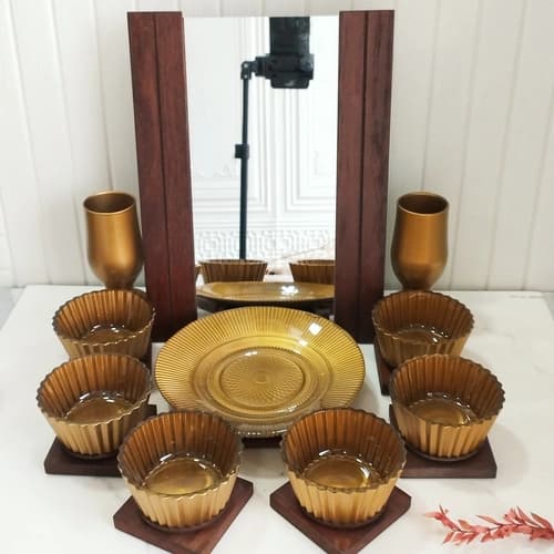 سفره هفت سین پایه چوبی — تصویر ۷