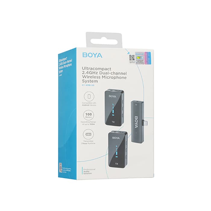 میکروفن بی‌سیم یقه‌ای بویا BOYA BY-XM6 S6 Wireless Microphone ا BOYA BY-XM6 S6 — تصویر ۱۰