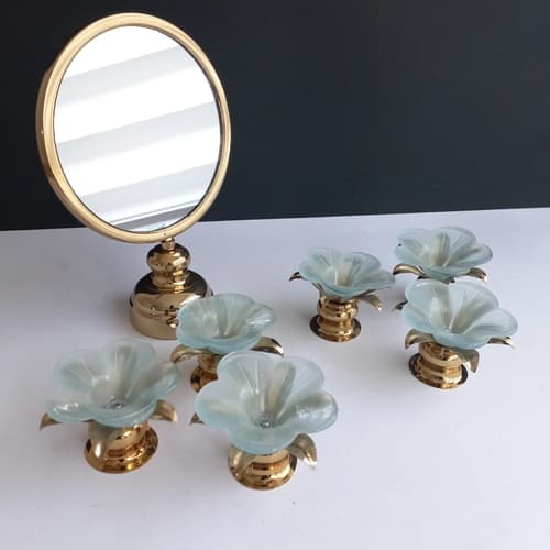 سفره هفت سین ساده و زیبا – مینیمال – 7 پارچه طرح گل — تصویر ۹