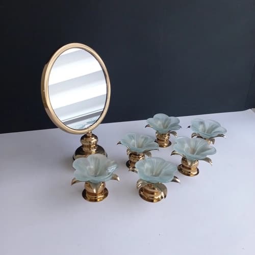سفره هفت سین ساده و زیبا – مینیمال – 7 پارچه طرح گل — تصویر ۳