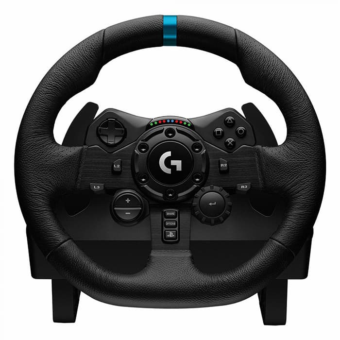 فرمان بازی لاجیتک مدل G923 برای پلی استیشن و کامپیوتر ا Logitech G923 Racing Wheel and Pedals for playstation — تصویر ۲