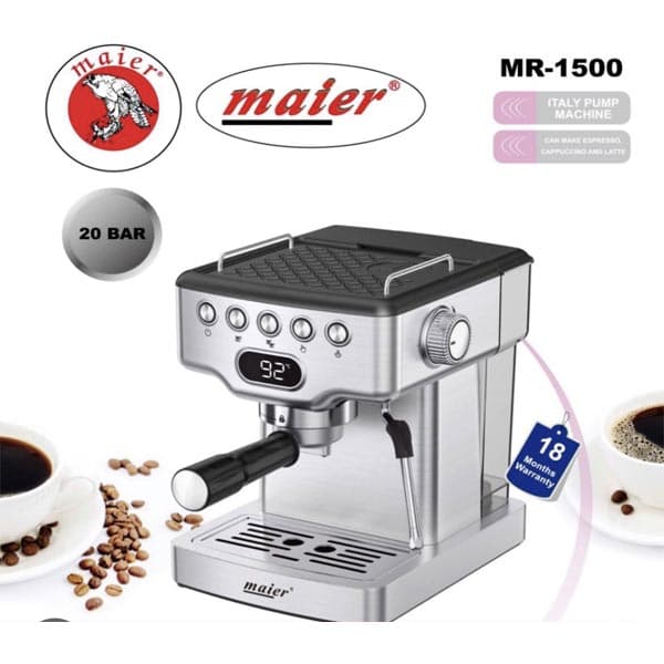 اسپرسو ساز 1350 وات مایر مدل MR-1500 — تصویر ۳