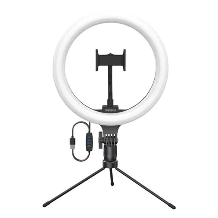 رینگ لایت ۱۰ اینچی بیسوس مدل Baseus Live Stream Holder-table Stand CRZB10-A01 | Baseus Live Stream Holder-table Stand CRZB10-A01