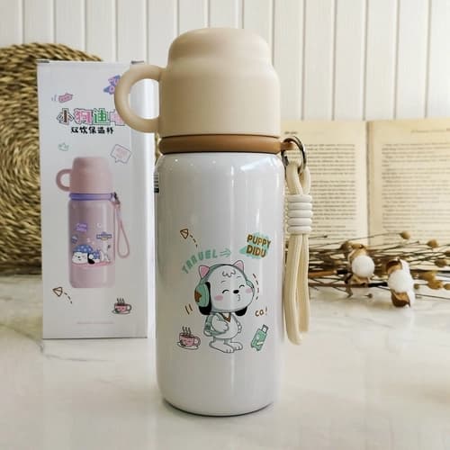 تراول ماگ 450 میلی لیوان دار-وارداتی و باکیفیت — تصویر ۱۱