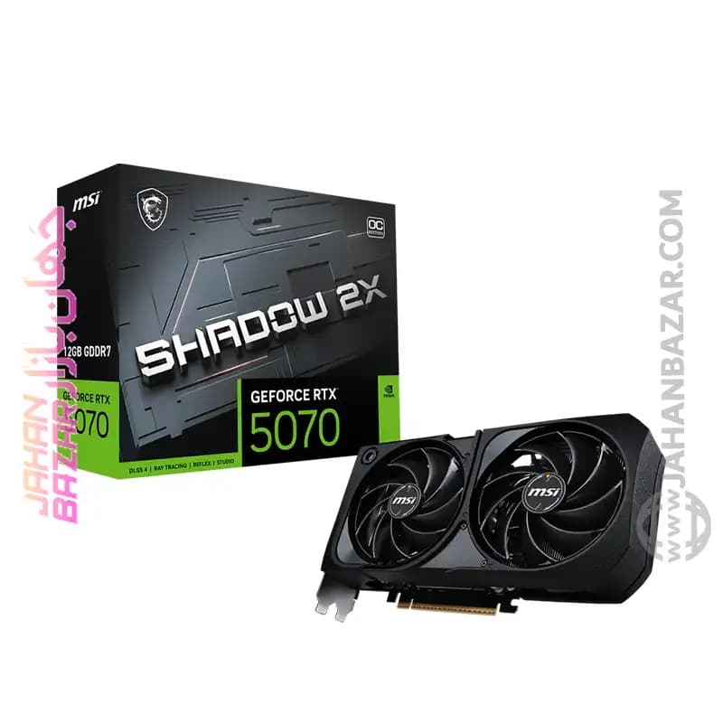 کارت گرافیک RTX 5070 MSI SHADOW 2X OC 12GB — تصویر ۶