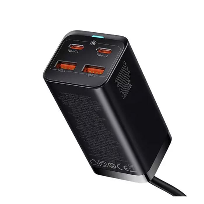 شارژر رومیزی ۱۰۰ واتی بیسوس مدل Baseus GaN3 Pro 2U+2C CCGP0001 | Baseus GaN3 Pro 2U+2C CCGP0001 — تصویر ۶