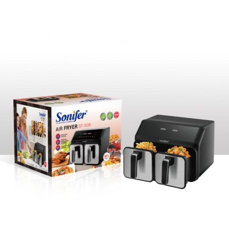سرخ کن 4+4 لیتری سونیفر مدل 1038 — تصویر ۲
