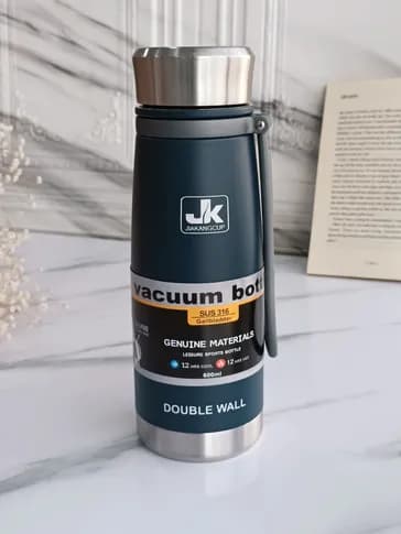 فلاسک جی کی JIAKANG- jk بند دار – درب استیل – 600 میلی لیتر — تصویر ۳