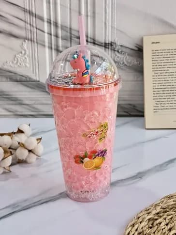 لیوان اسموتی طرح یونیکورن – چراغ دار وارداتی — تصویر ۱۱