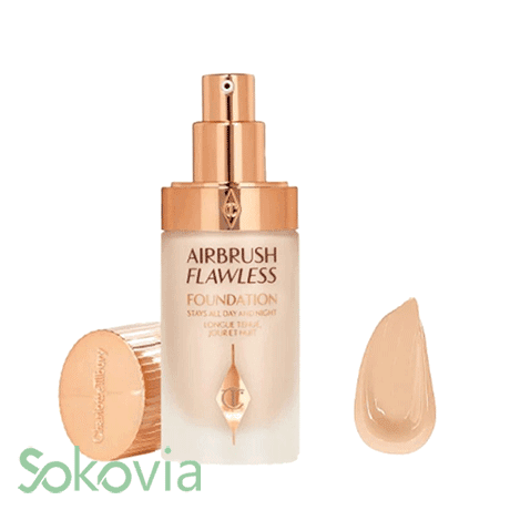 کرم پودر شارلوت تیلبری مدل AIRBRUSH FLAWLESS شماره 2 — تصویر ۲
