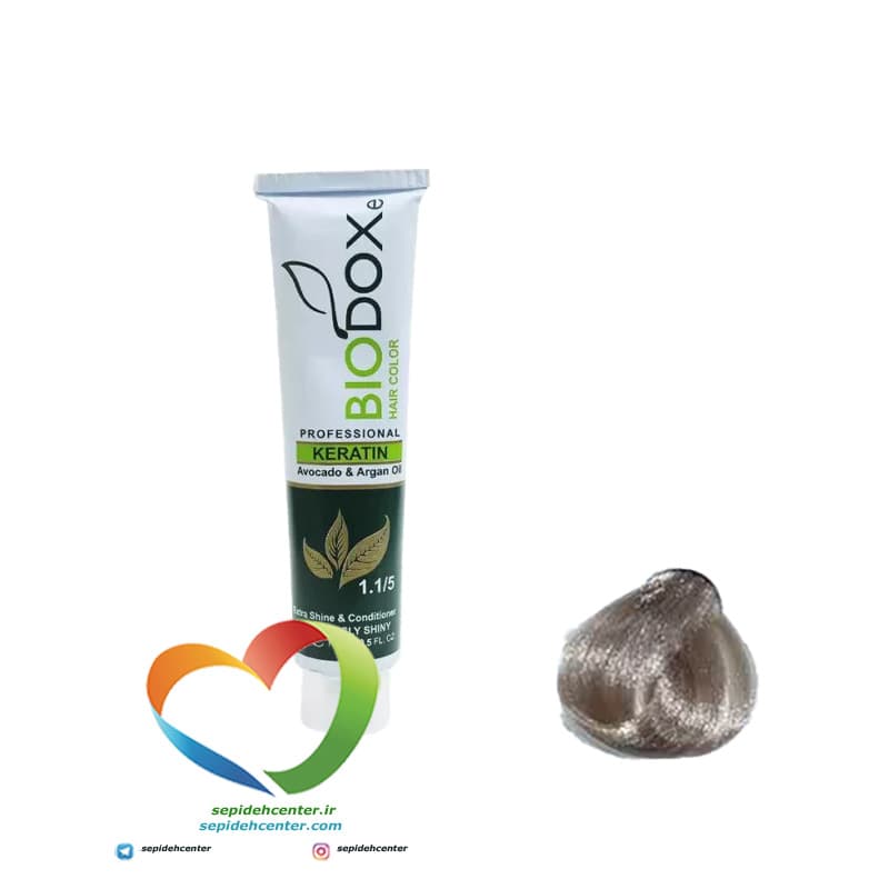 رنگ موی حرفه ای بیوداکس شماره T10 پیازی 10.76 BioDox COLOR Ultra Light Tobacco — تصویر ۵