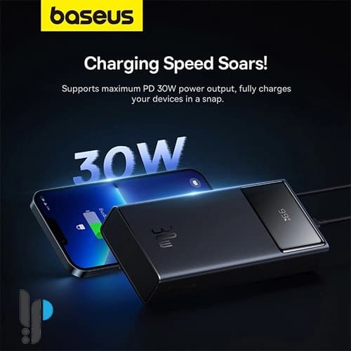 پاوربانک ۳۰۰۰۰ میلی آمپر ۳۰ واتی بیسوس Baseus Star-Lord P10022905113-00 | Baseus Star-Lord P10022905113-00 — تصویر ۸