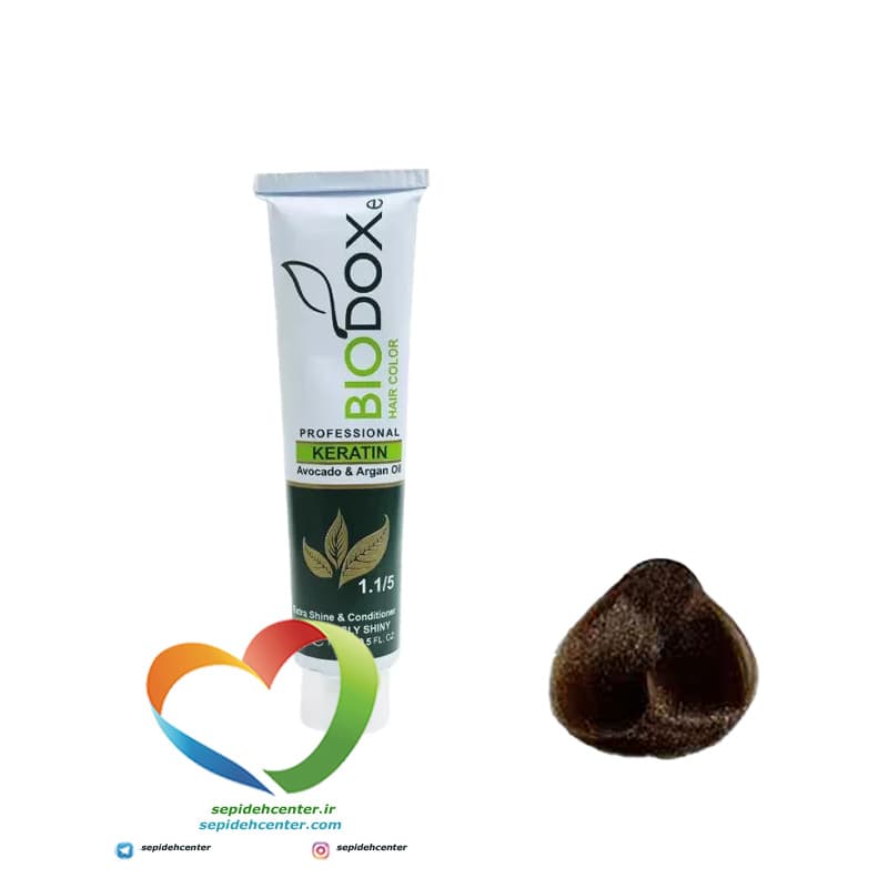 رنگ موی حرفه ای بیوداکس شماره T7 تنباکویی روشن 8.76 BioDox COLOR Light Tobacco — تصویر ۵