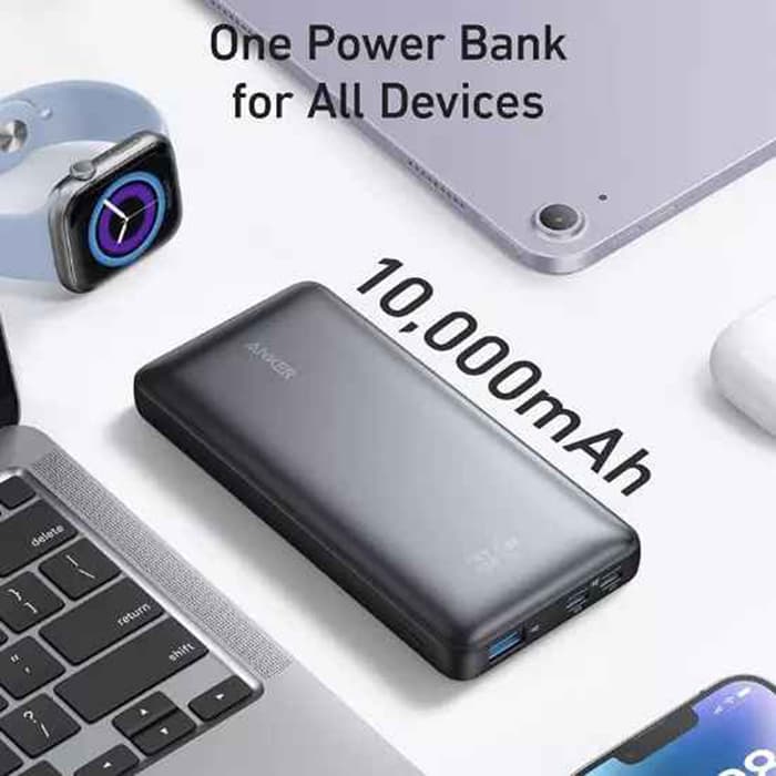 پاوربانک ۱۰۰۰۰ میلی‌آمپر ۲۵ واتی انکر مدل Anker 533 Power Bank PowerCore A1249H11 | Anker 533 Power Bank PowerCore A1249H11 — تصویر ۸
