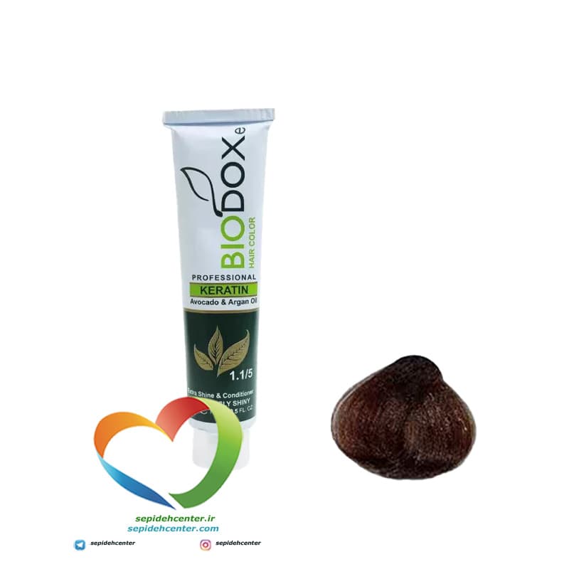 رنگ موی حرفه ای بیوداکس شماره 8.734 فندوقی روشن BioDox COLOR Light Hazelnut — تصویر ۵