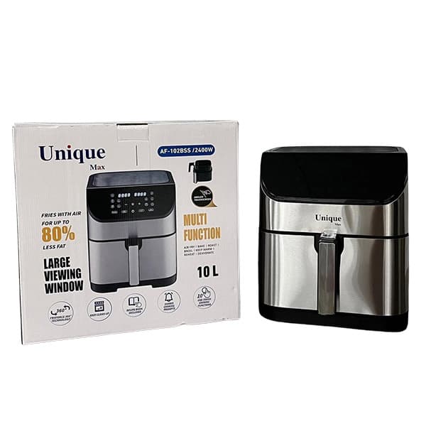 سرخ کن رژیمی 10 لیتری یونیک مکس مدل-AF-102BSS — تصویر ۵
