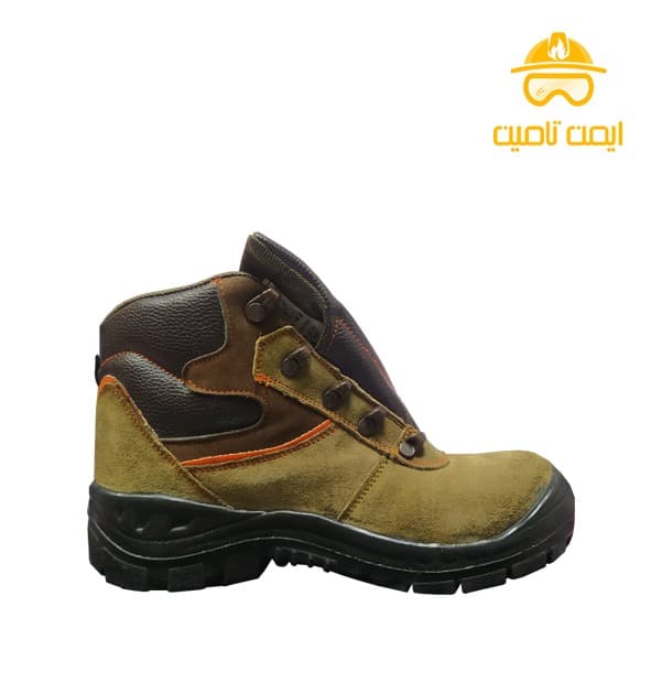 کفش ایمنی پاتن مدل مارکو خاکی — تصویر ۸